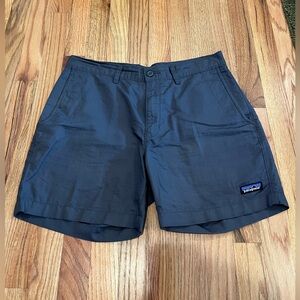 Patagonia Men's Dark Blue Flat Front Shorts